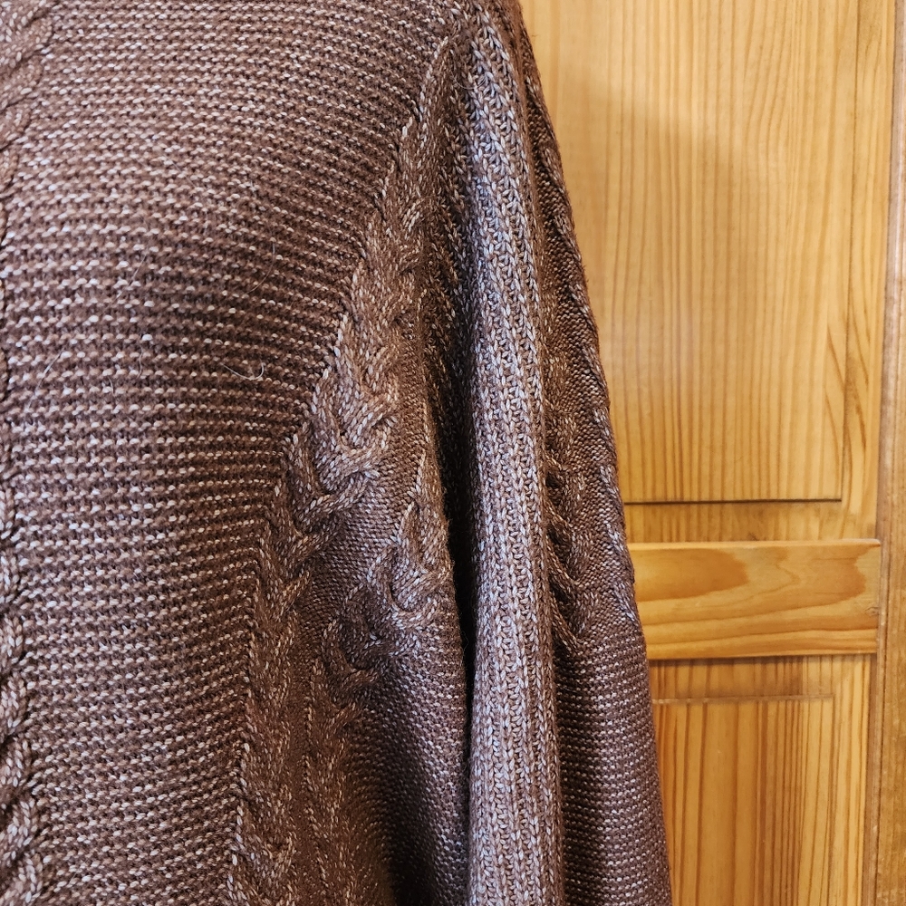 NWOT Design History Super Soft Brown Cable Knit Sweater Size XXL - Picture 2 of 4